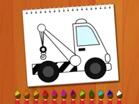 Coloring Book: Excavator Trucks image