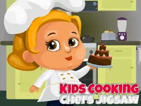Kids Cooking Chefs Jigsaw image